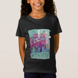 Colorful Lila Castle i Budapest T Shirt