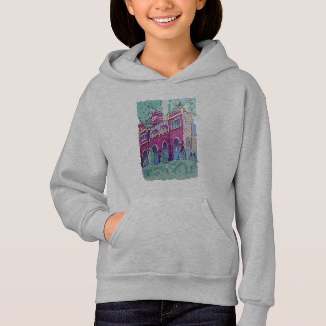 Colorful Lila Castle i Budapest T Shirt (Framsida)