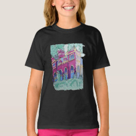 Colorful Lila Castle i Budapest T Shirt