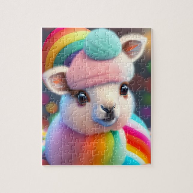 Colorful Llama Pussel (Vertikal)