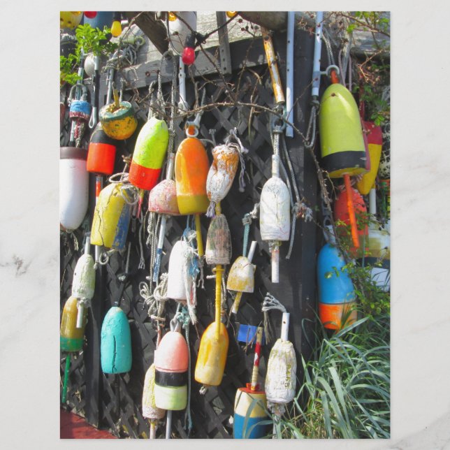 Colorful Lobster Buoys (Framsida)