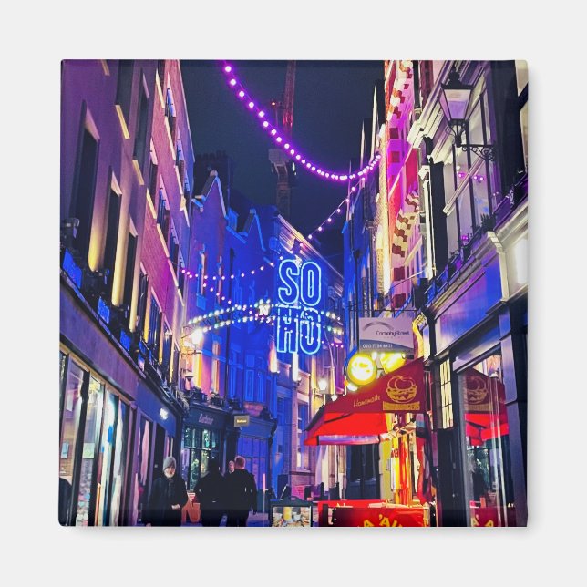 Colorful London Magnet Soho, England (Framsidan)