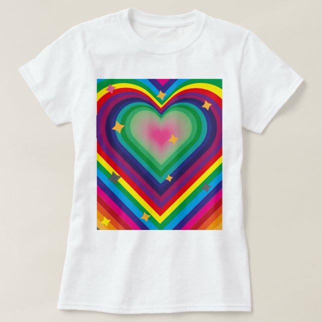 Colorful Love T-Shirt for Women (Design framsida)