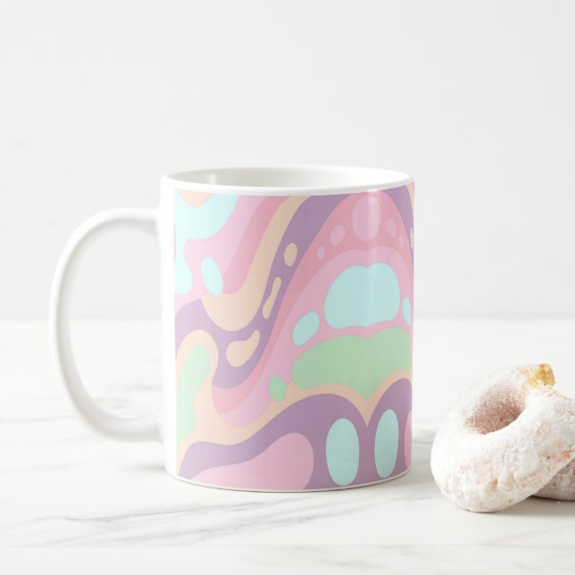 Colorful Lycklig Pastel Mugg (Med munk)