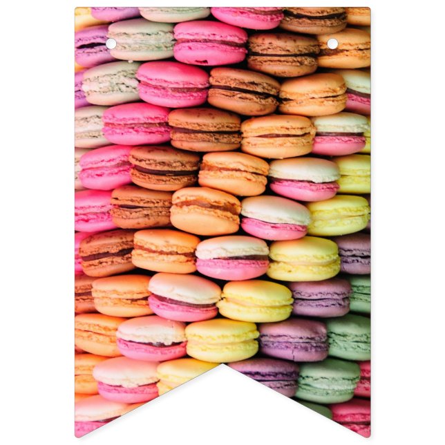 Colorful Macaroons Vimplar (Första flaggan)