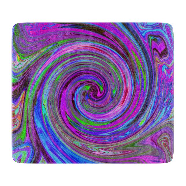 Colorful Magenta Swirl Retro Abstract Design (Framsidan)