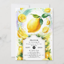 Colorful Magic Lemon Birthday