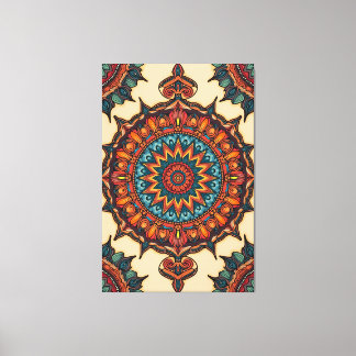 Colorful Mandala Canvastryck