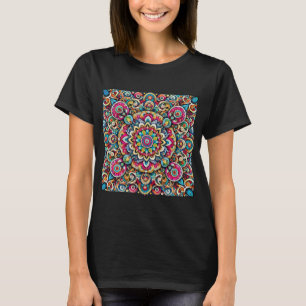 Colorful Mandala - Intricate Boho T Shirt