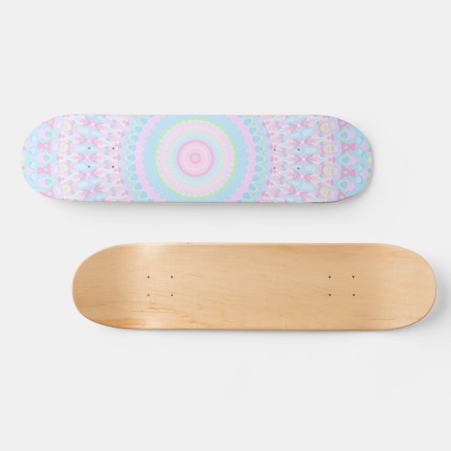 Colorful Mandala Mini Skateboard Bräda 18,5 Cm (Horz)