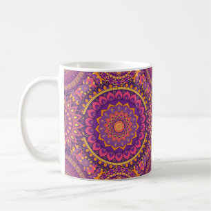 Colorful Mandala Mönster Kaffemugg