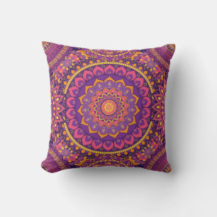 Colorful Mandala Mönster Kudde