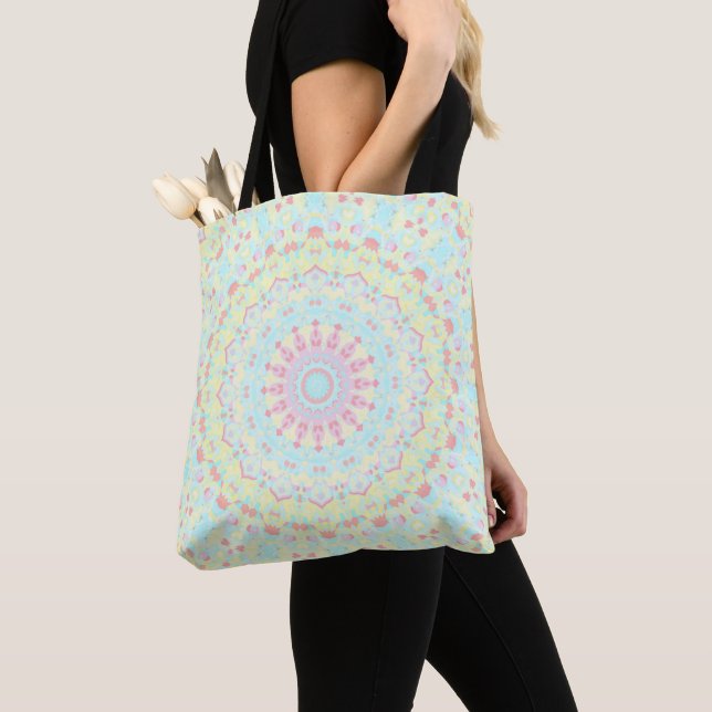 Colorful Mandala Tygkasse (Närbild)