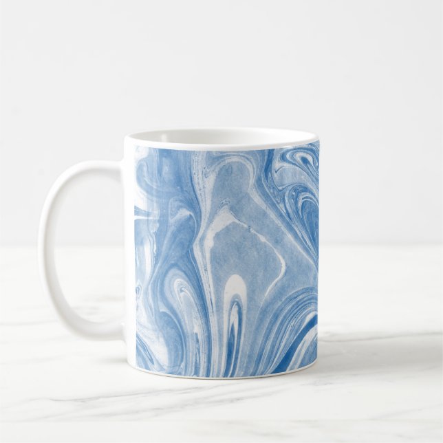 Colorful Marble Art Mönster. Kaffemugg (Vänster)
