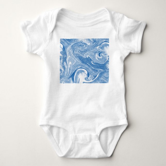 Colorful Marble Art Mönster. T Shirt (Framsida)