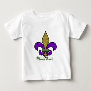 Colorful Mardi Gras Fleur De Lis Tröja
