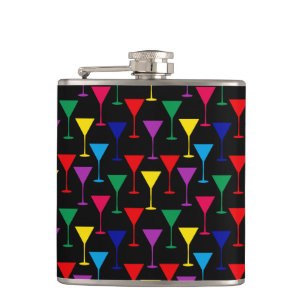 Colorful Martini Cocktail Mönster Fickplunta