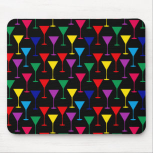Colorful Martini Cocktail Mönster Musmatta
