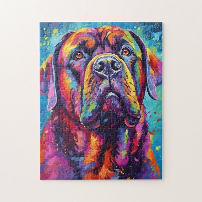 Colorful Mastiff Pussel (Vertikal)