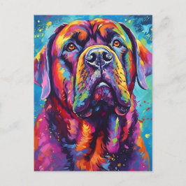 Colorful Mastiff Vykort