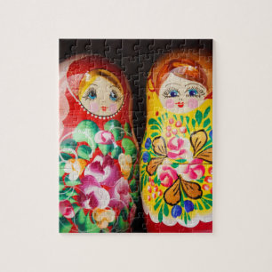 Colorful Matryoshka Dolls Pussel