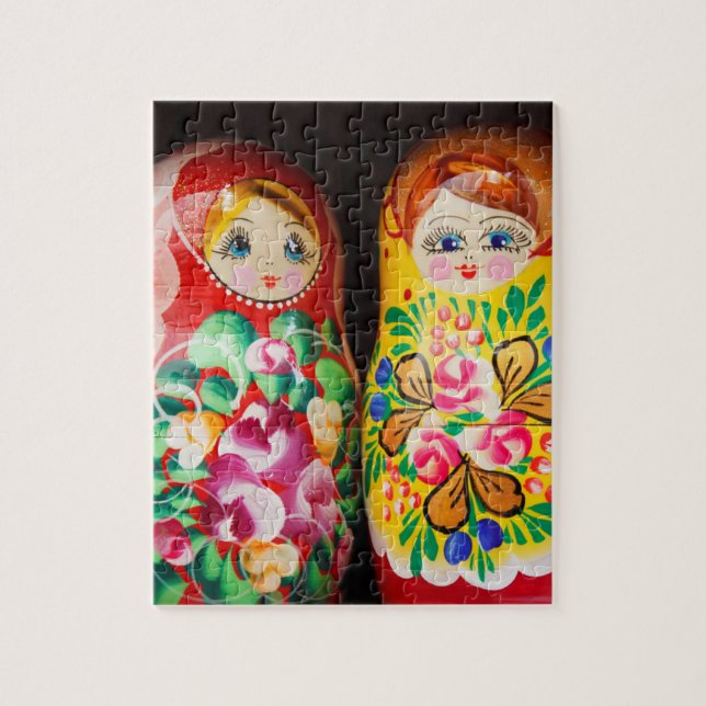 Colorful Matryoshka Dolls Pussel (Vertikal)