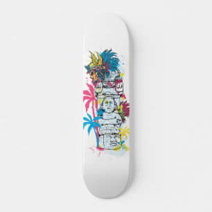 Colorful Mayan Mini Skateboard Bräda 18,5 Cm