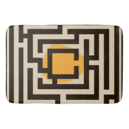 Colorful Maze Mönster på Anpassningsbar Färg Badrumsmatta