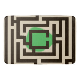 Colorful Maze Mönster på Anpassningsbar Färg Badrumsmatta