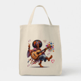 Colorful-Me Hippie Chic KÄRLEK Tote Bag Tygkasse
