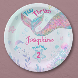 Colorful Mermaid second birthday