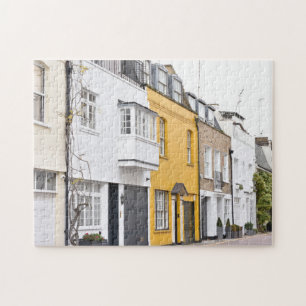 Colorful Mews Houses, London, England, Förenade ku Pussel