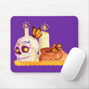 Colorful Mexican Day of the dead Sugar Skull Musmatta