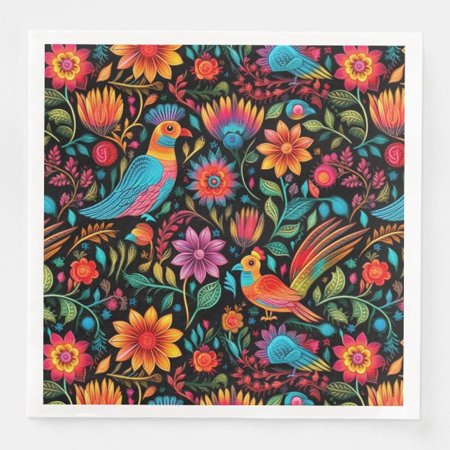 Colorful Mexican mönster Pappersservett (Framsida)