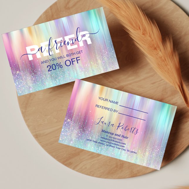 Colorful Minimal Professional Branding Rabattkort (Skapare uppladdad)