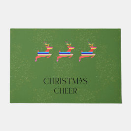 Colorful Modern Reindeer Christmas Cheer 