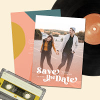 Colorful Modern Retro Full Photo Peach Overlay 