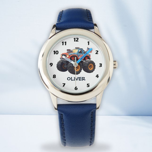 Colorful Monster Lastbil Boys' Armbandsur (Skapare uppladdad)