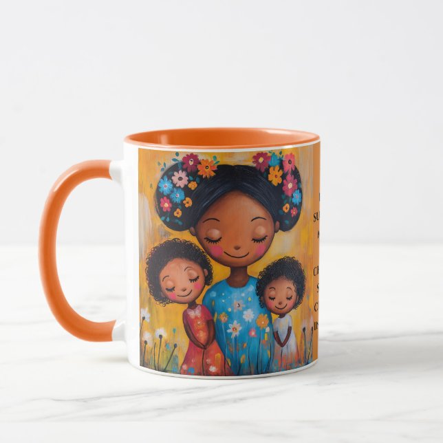 Colorful Mor och Children Night Garden Mugg (Vänster)