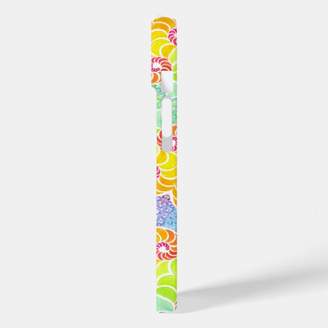 Colorful Mosaic Iphone 14 Fodral (Baksida / Vänster)