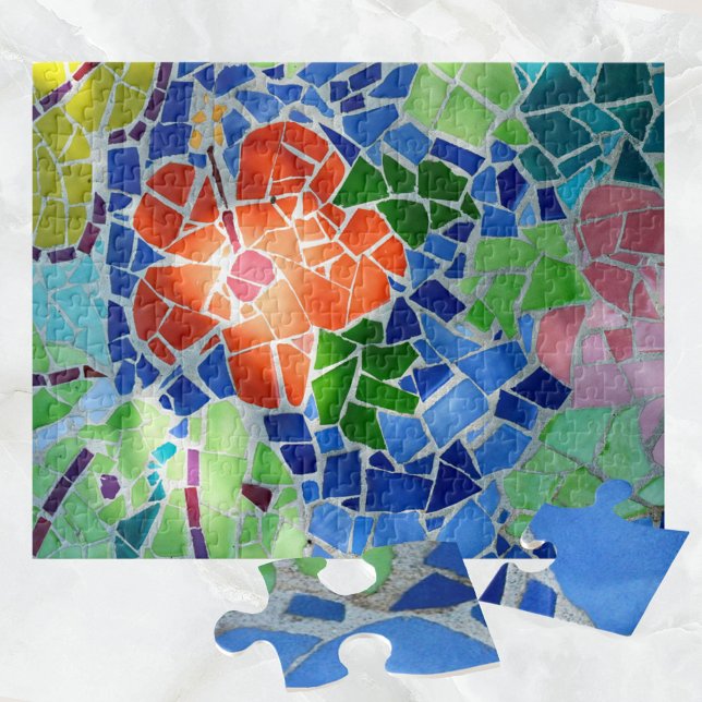 Colorful Mosaic Koi Pond Pussel (Skapare uppladdad)
