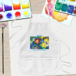 Colorful Mosaic Tile Koi Pond Barnförkläde<br><div class="desc">En färglös konstapron för ett barn till Färg My World Söt! Den här flerfärgade designen har en koi-damm som består av färgstarka mosaikplattor som appliceras i solljus och skugga.. En trio grönt koi-fisk i ett hörn verkar ha slutat dosera blommorna. Den här bilden är originalfotografi av mosaikbilder av JLW_PHOTOGRAPHY.</div>
