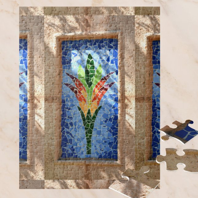 Colorful Mosaic Tile Lily Pussel (Skapare uppladdad)