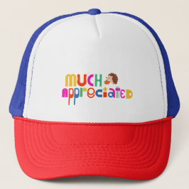 Colorful Much Appreciated Thank you Trucker Hat Keps