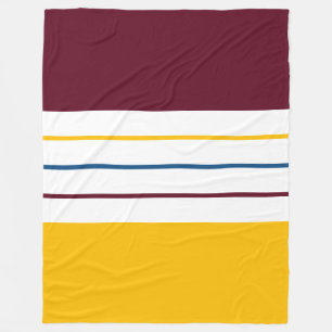 Colorful Mulberry Amber Fall Rand Fleecefilt