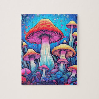 Colorful Mushroom Fungi | Svåra utmaningar Pussel