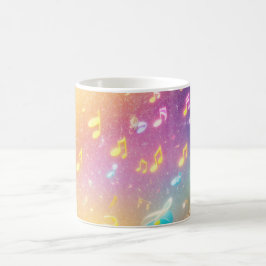 Colorful Music Notes Fantasy Mug Kaffemugg
