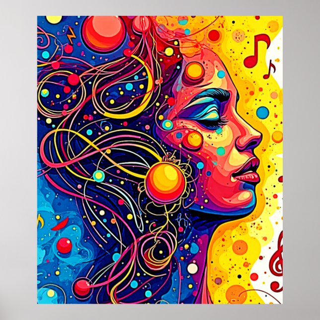 Colorful Music Soul Poster (Framsidan)