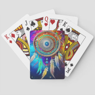 Colorful Mystical Dreamcatcher Casinokort