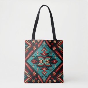 Colorful Navajo Indian stambal mönster Tote Bag Tygkasse